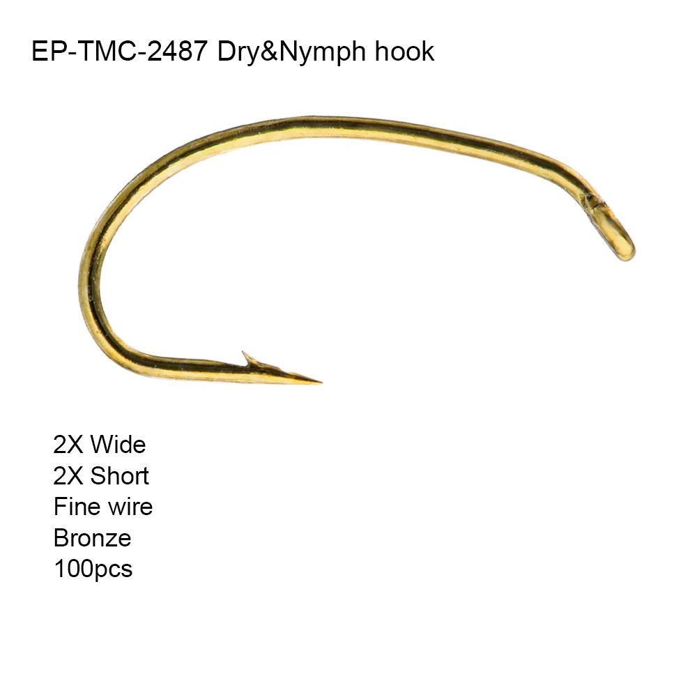 Fishing Hook Barbless - Eupheng 100 piezas EP-TMC2487 Anzuelo de