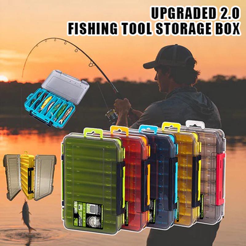 Fishing Hook Box - Caja de aparejos compacta de doble