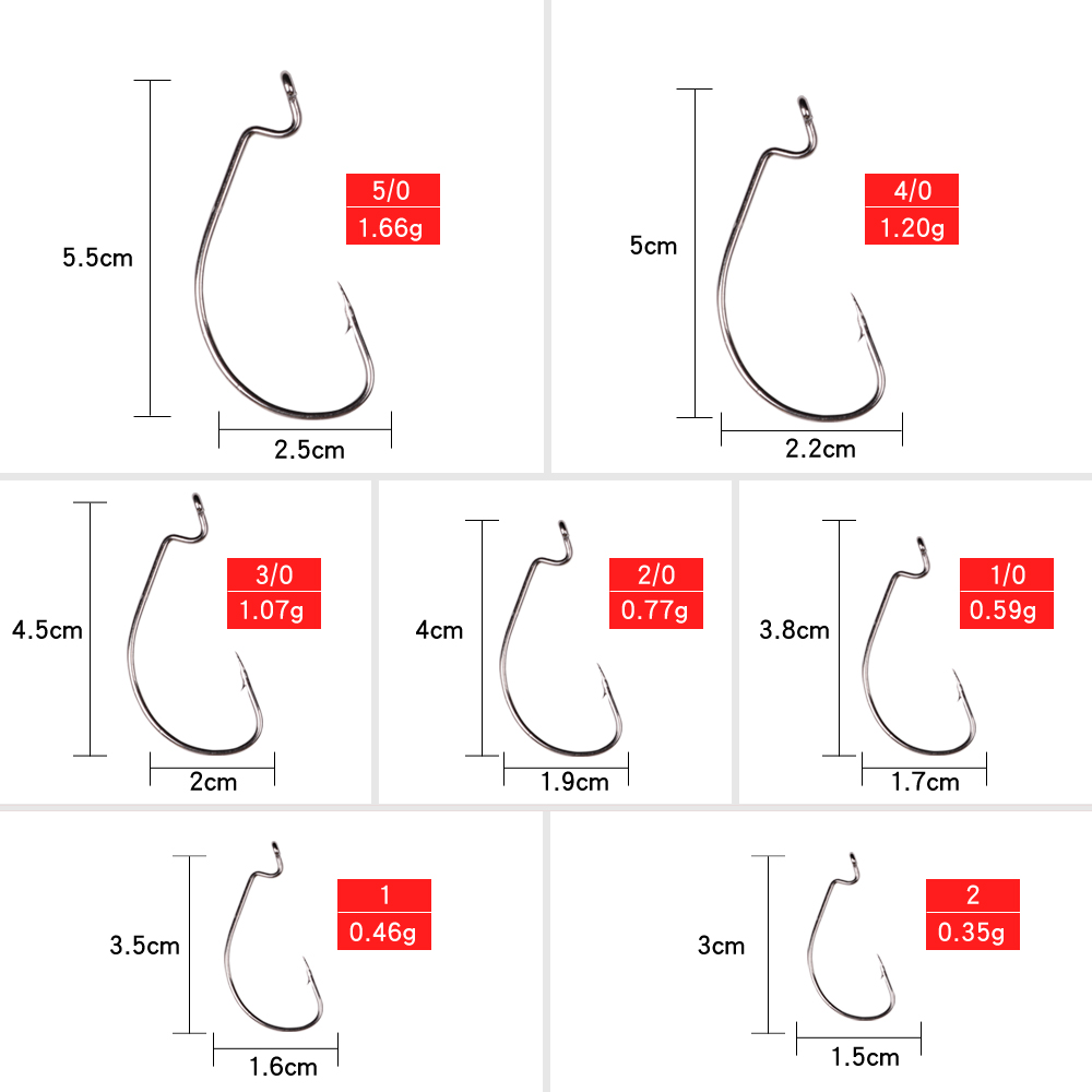 LUSHAZER-anzuelos de pesca de  - Fishing Hook Barbless reseña y precio