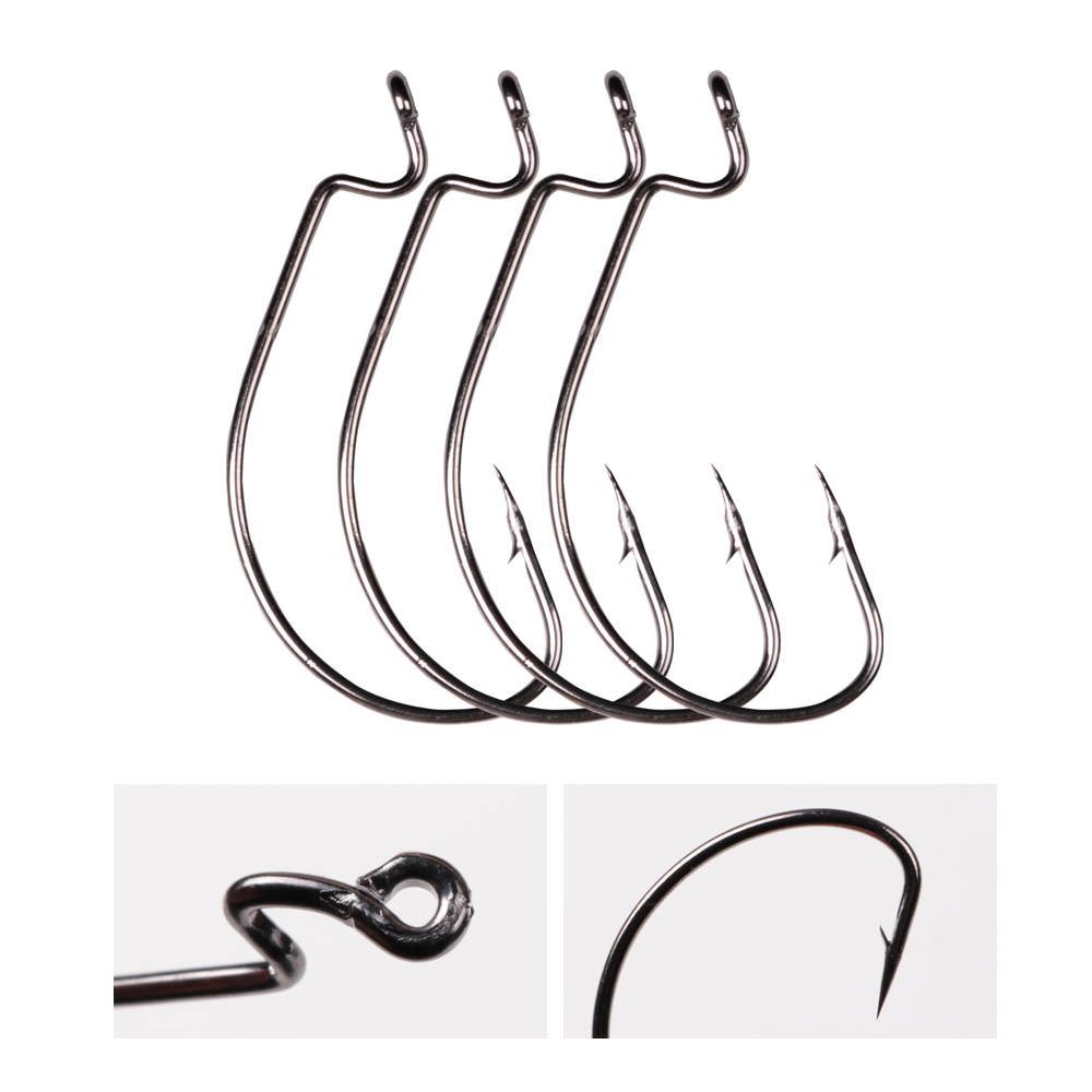 LUSHAZER-anzuelos de pesca de  - Fishing Hook Barbless reseña y precio