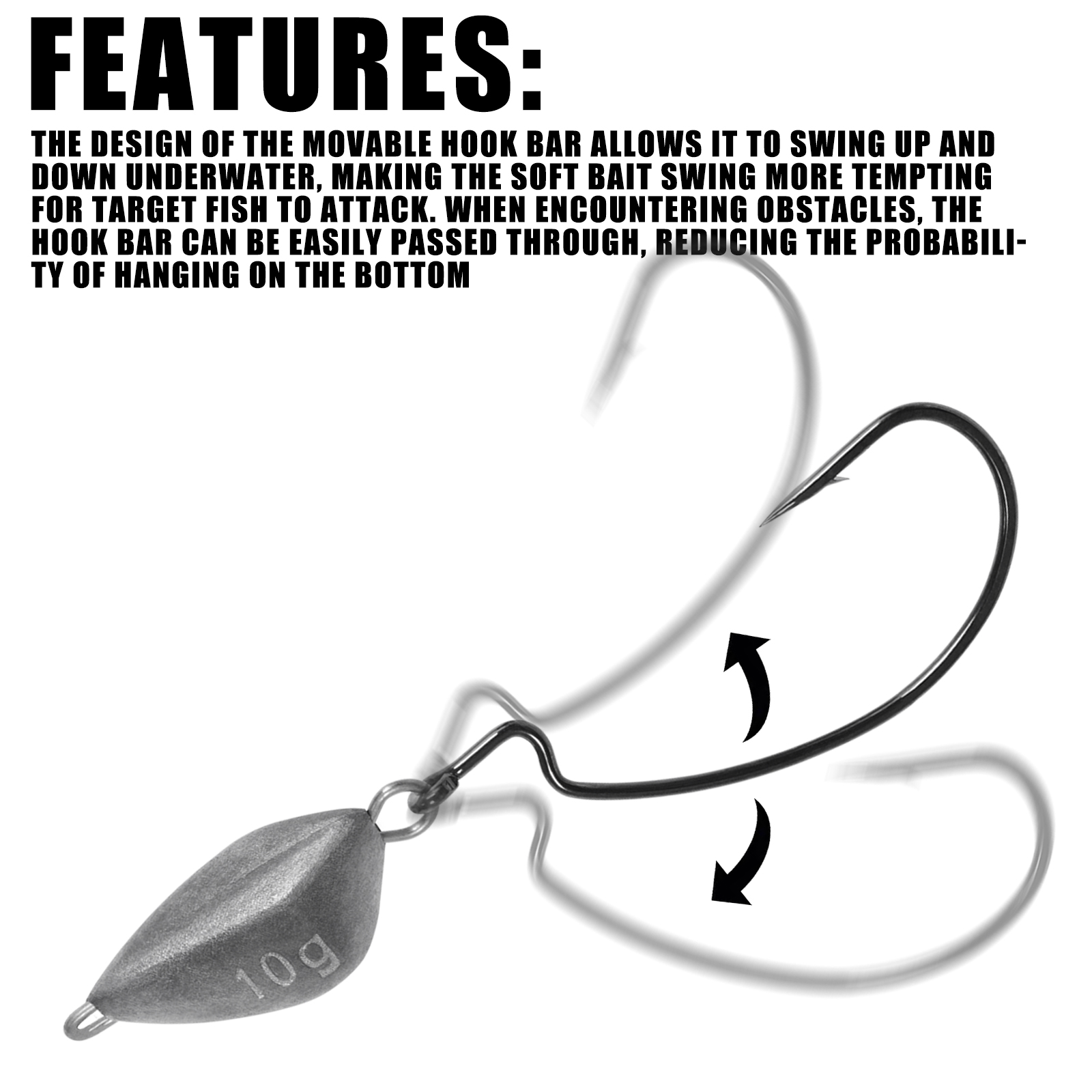 SAMOLLA 5 uds Jig Head peso de - Fishing Hook Jig reseña y precio