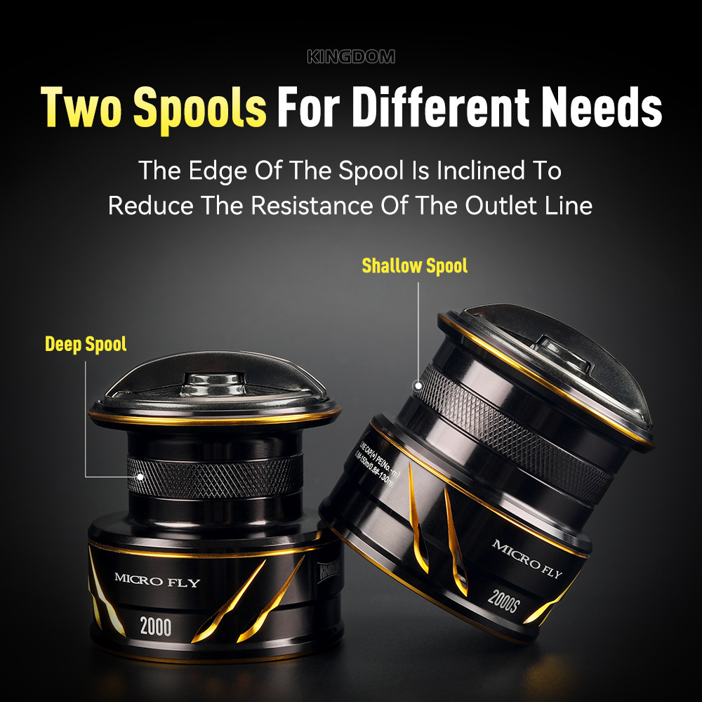 Kingdom Micro Fly Pro carrete  - Daiwa Reel Fuego reseña y precio