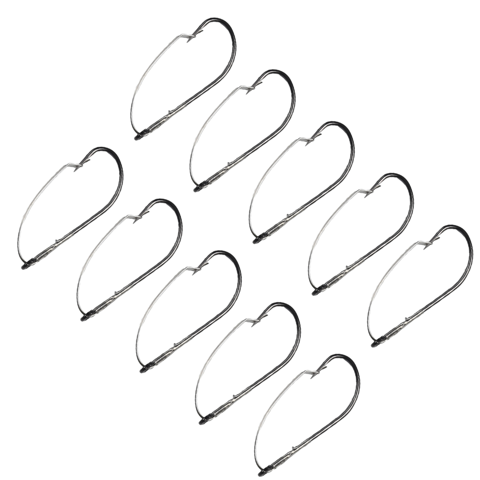 10 unidades de anzuelos de pes - Fishing Hook Weedless reseña y precio
