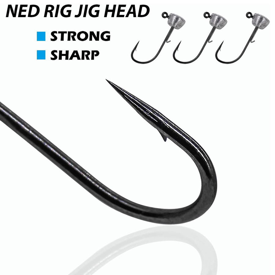 Aparejos de pesca con cabeza d - Fishing Hook Weedless reseña y precio