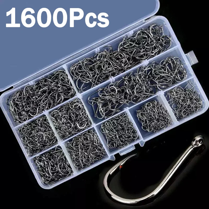 50-1600 unids/caja anzuelos de - Fishing Hook Barbless reseña y precio