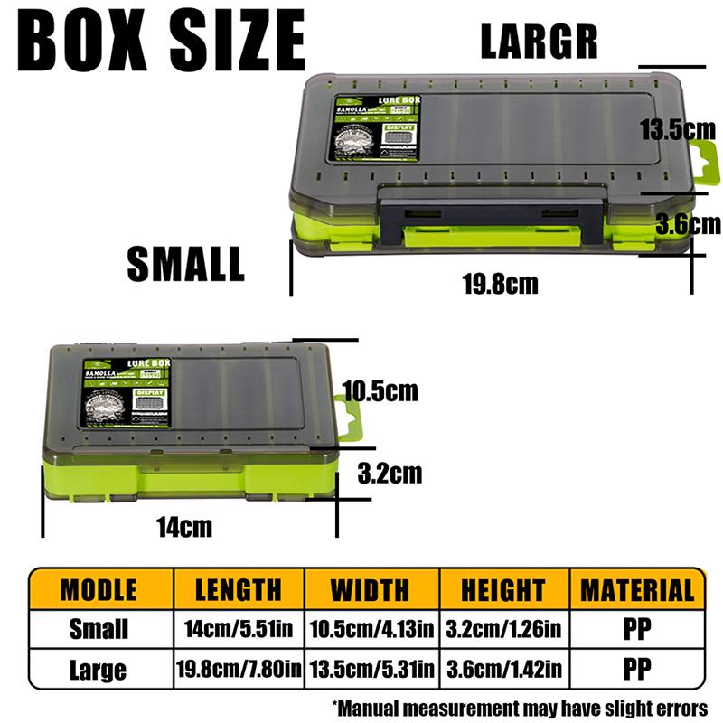 Caja de aparejos compacta de d - Fishing Hook Box reseña y precio