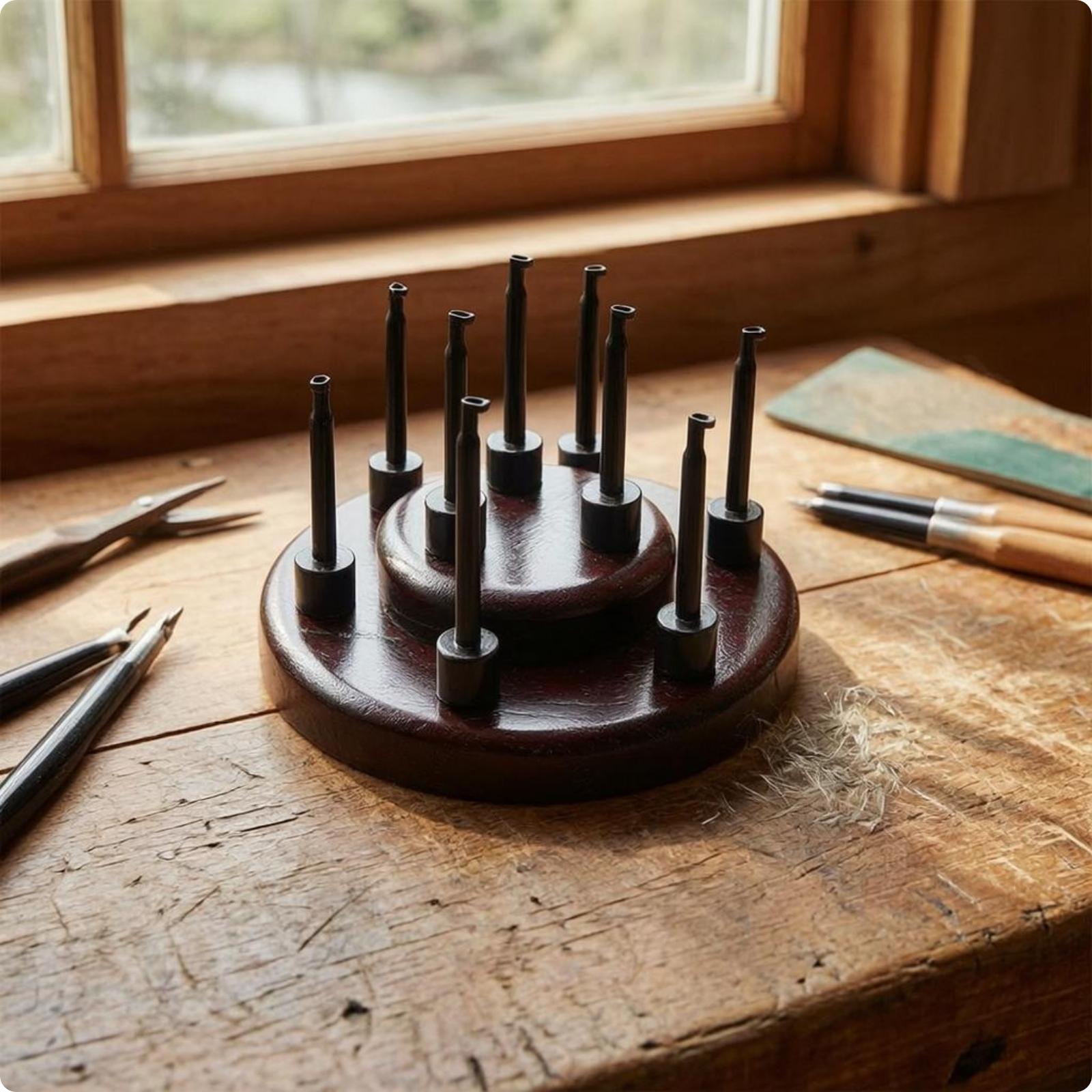 Soporte de exhibición de mader - Fishing Hook reseña y precio